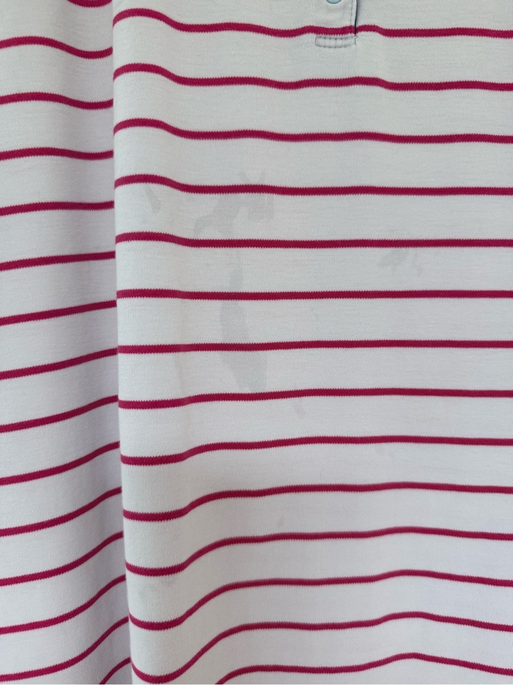Lake Pima Nightgown Striped Short Sleeve Pajama T-shirt Dress Red and Blue XS - Picture 4 of 4